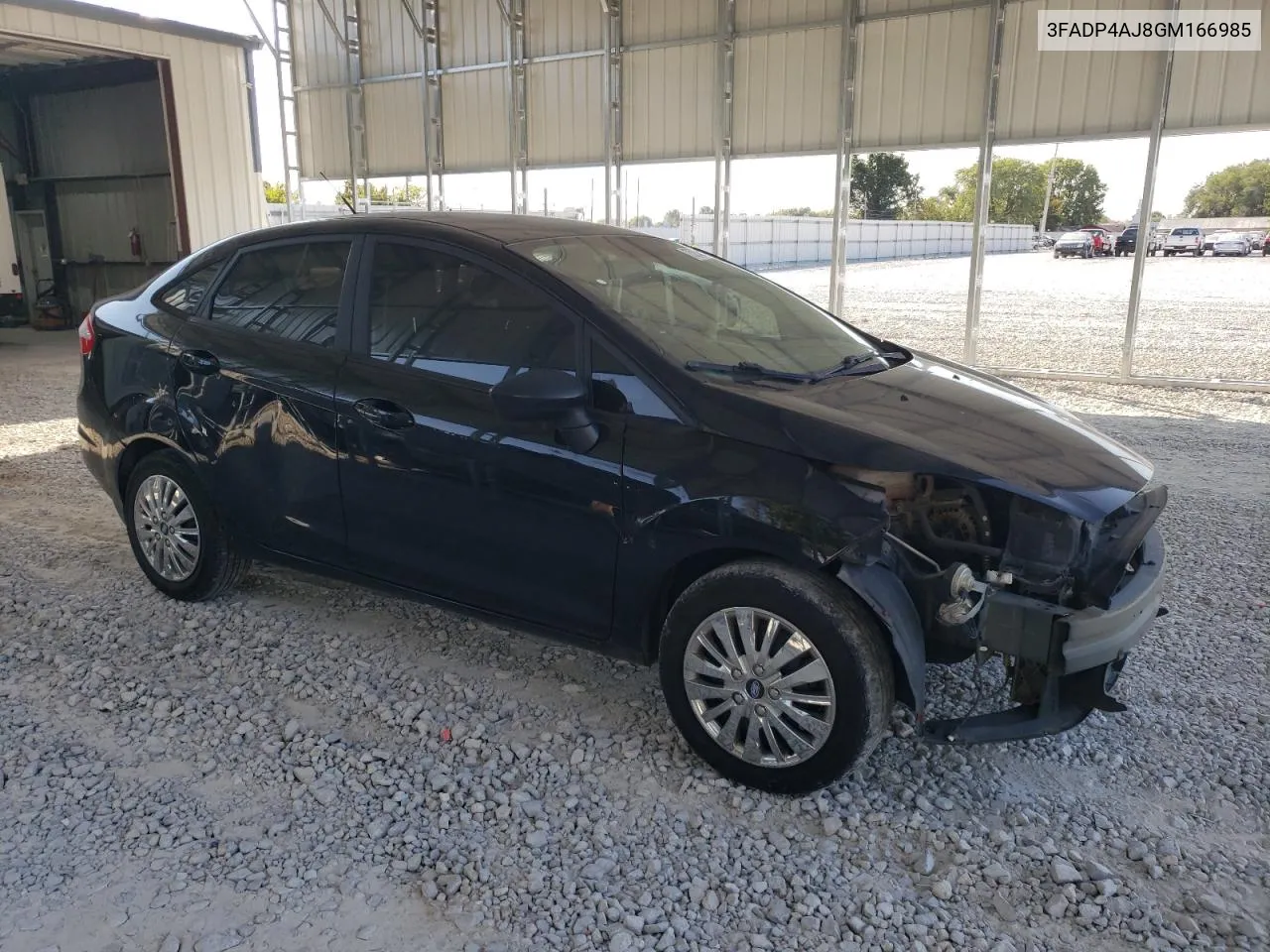 2016 Ford Fiesta S VIN: 3FADP4AJ8GM166985 Lot: 75208504