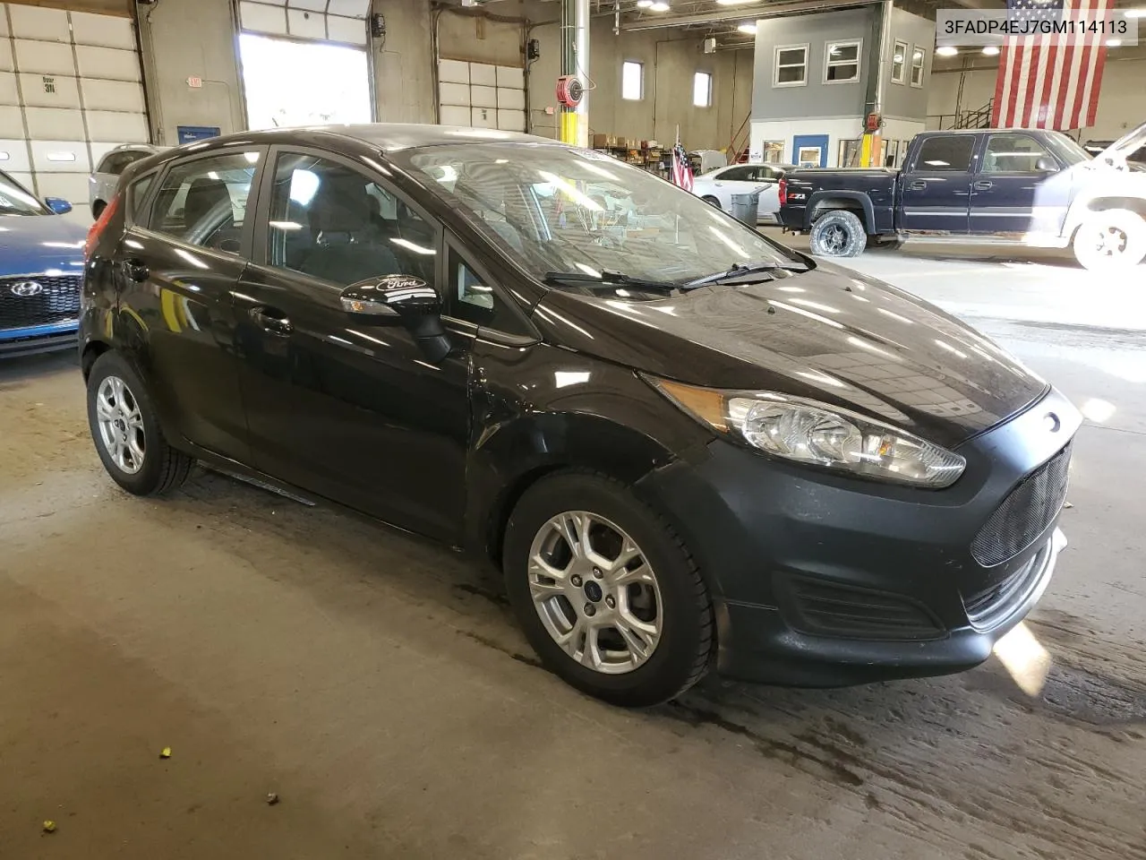 2016 Ford Fiesta Se VIN: 3FADP4EJ7GM114113 Lot: 75509194