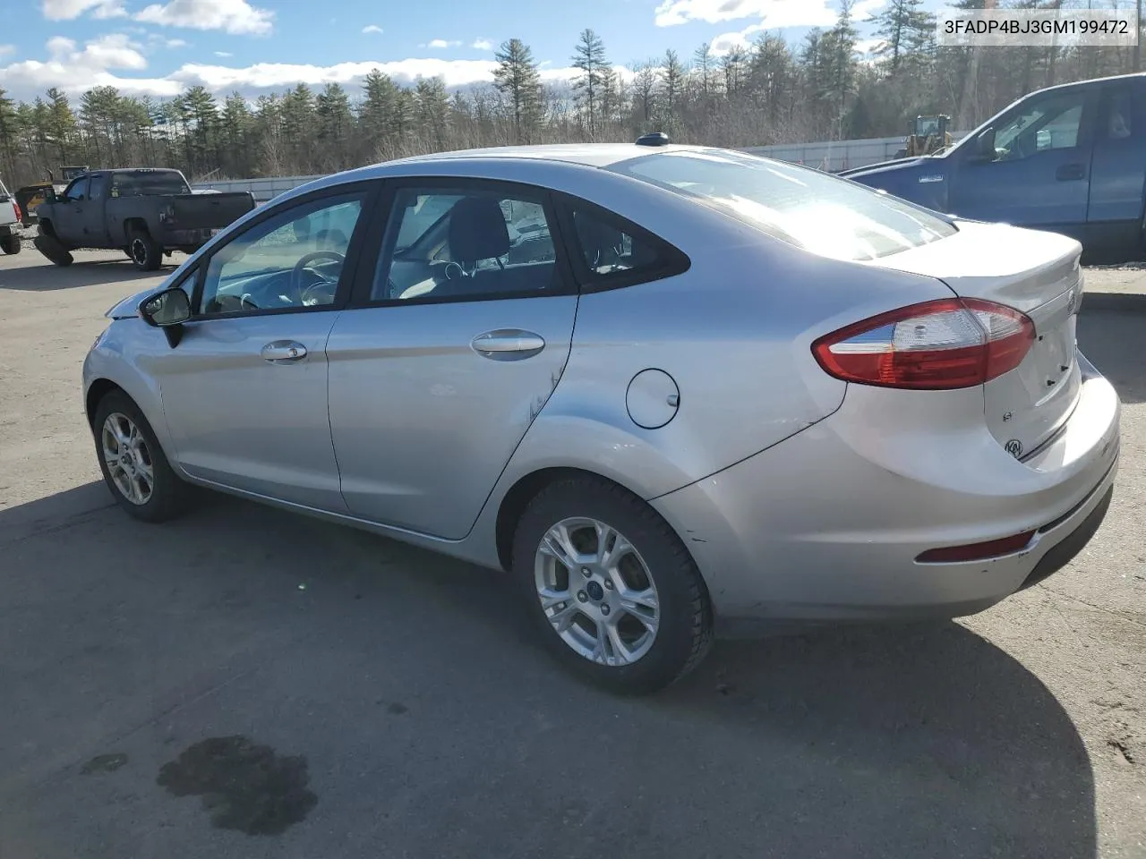 2016 Ford Fiesta Se VIN: 3FADP4BJ3GM199472 Lot: 76123974