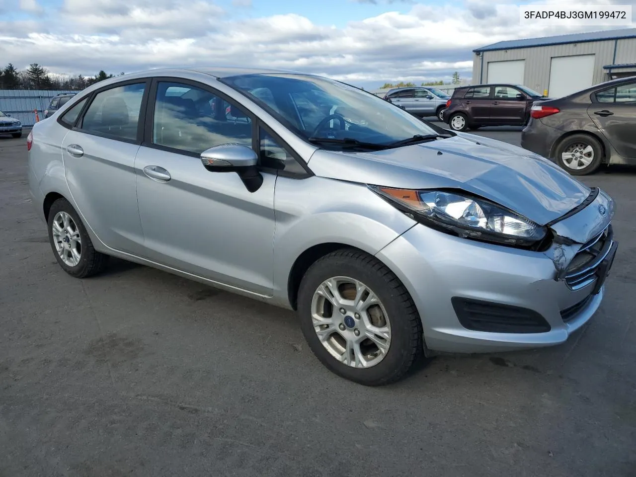 2016 Ford Fiesta Se VIN: 3FADP4BJ3GM199472 Lot: 76123974