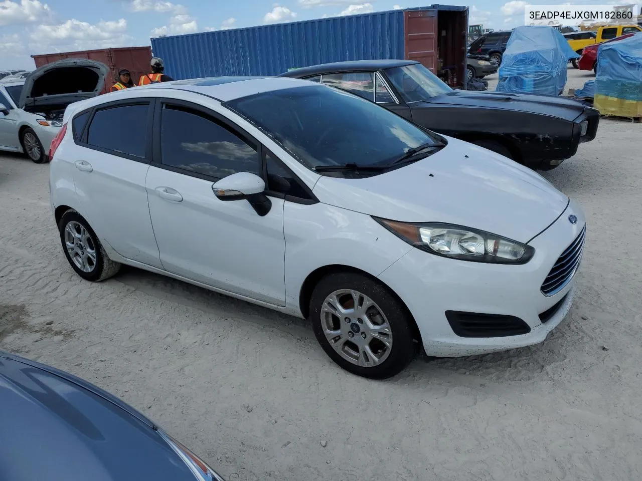 2016 Ford Fiesta Se VIN: 3FADP4EJXGM182860 Lot: 76178654