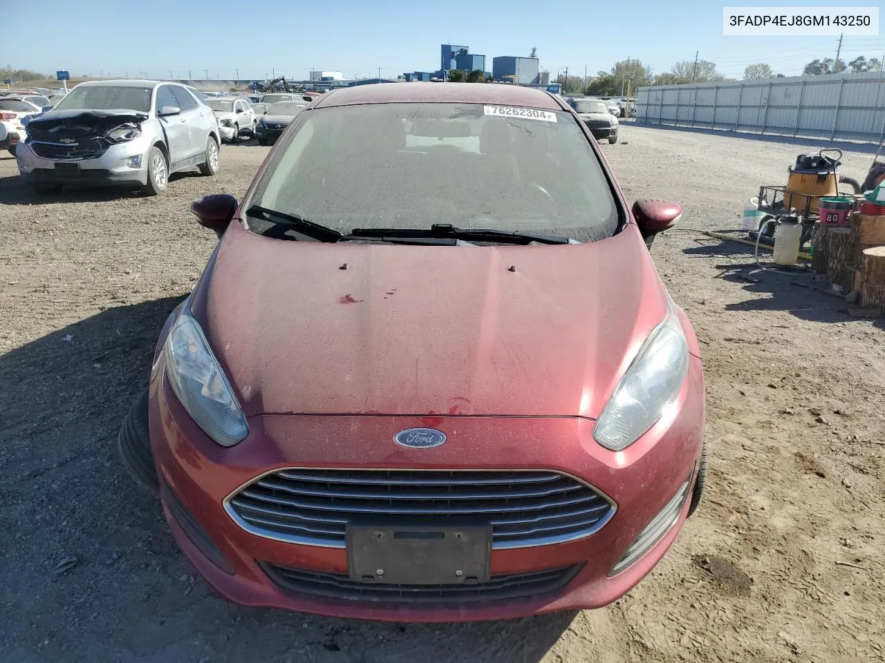 2016 Ford Fiesta Se VIN: 3FADP4EJ8GM143250 Lot: 76262304