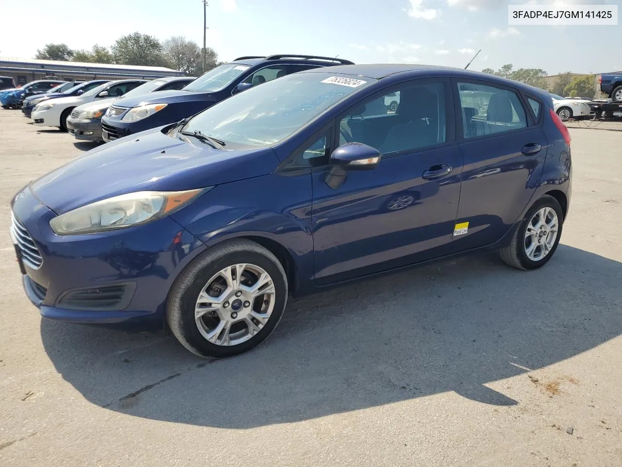 2016 Ford Fiesta Se VIN: 3FADP4EJ7GM141425 Lot: 76326824