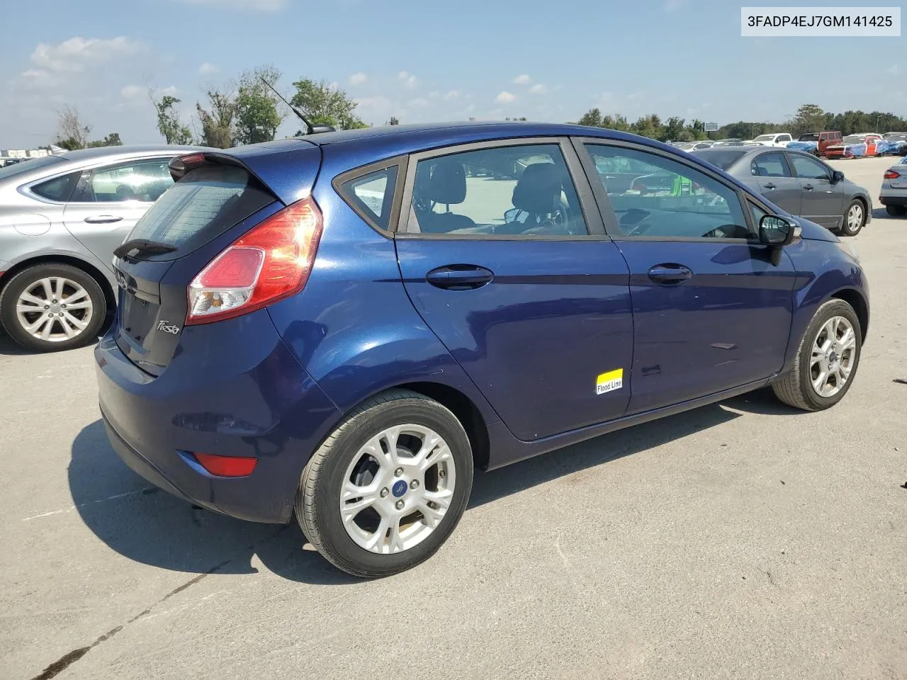 2016 Ford Fiesta Se VIN: 3FADP4EJ7GM141425 Lot: 76326824