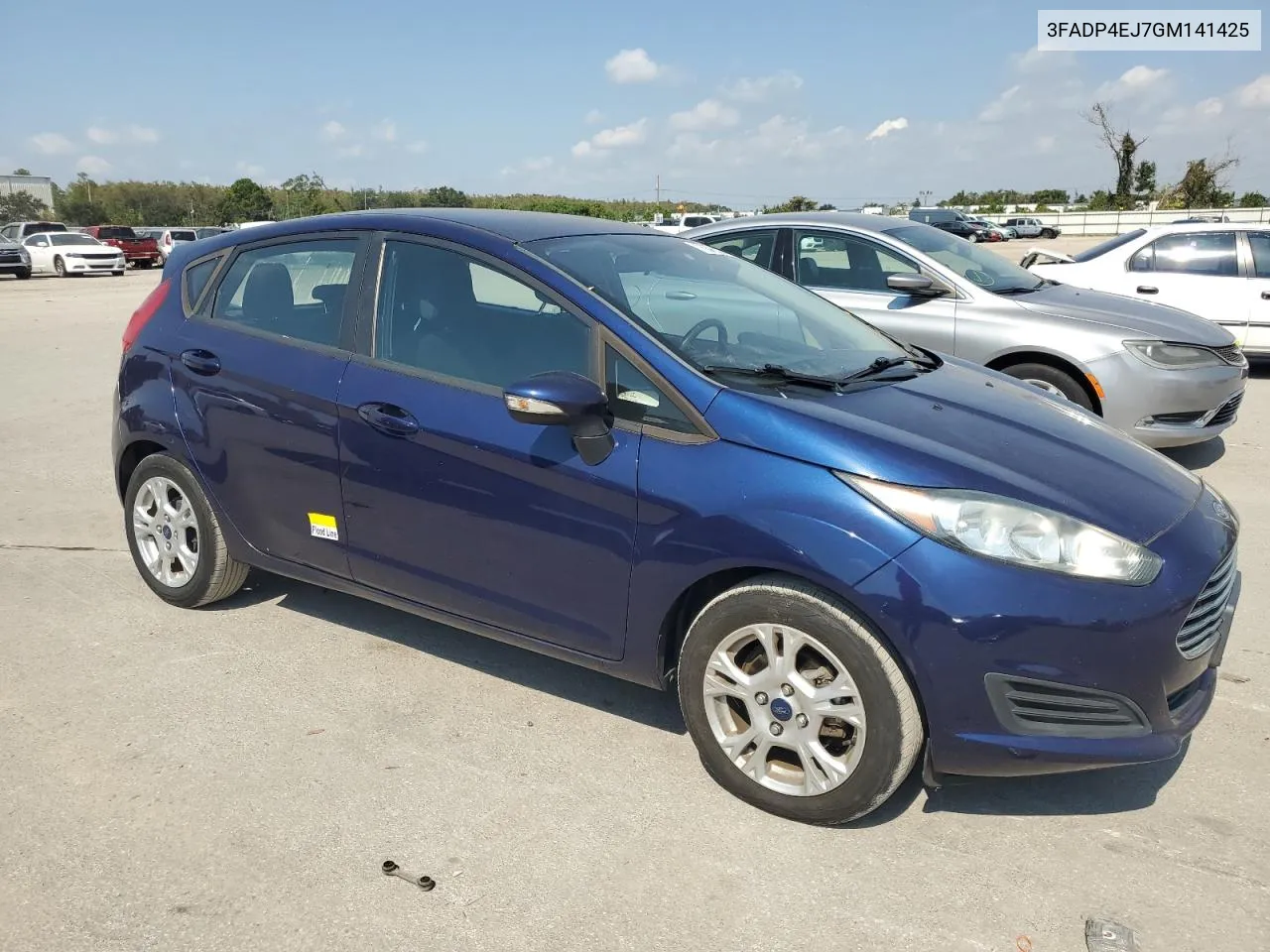 2016 Ford Fiesta Se VIN: 3FADP4EJ7GM141425 Lot: 76326824