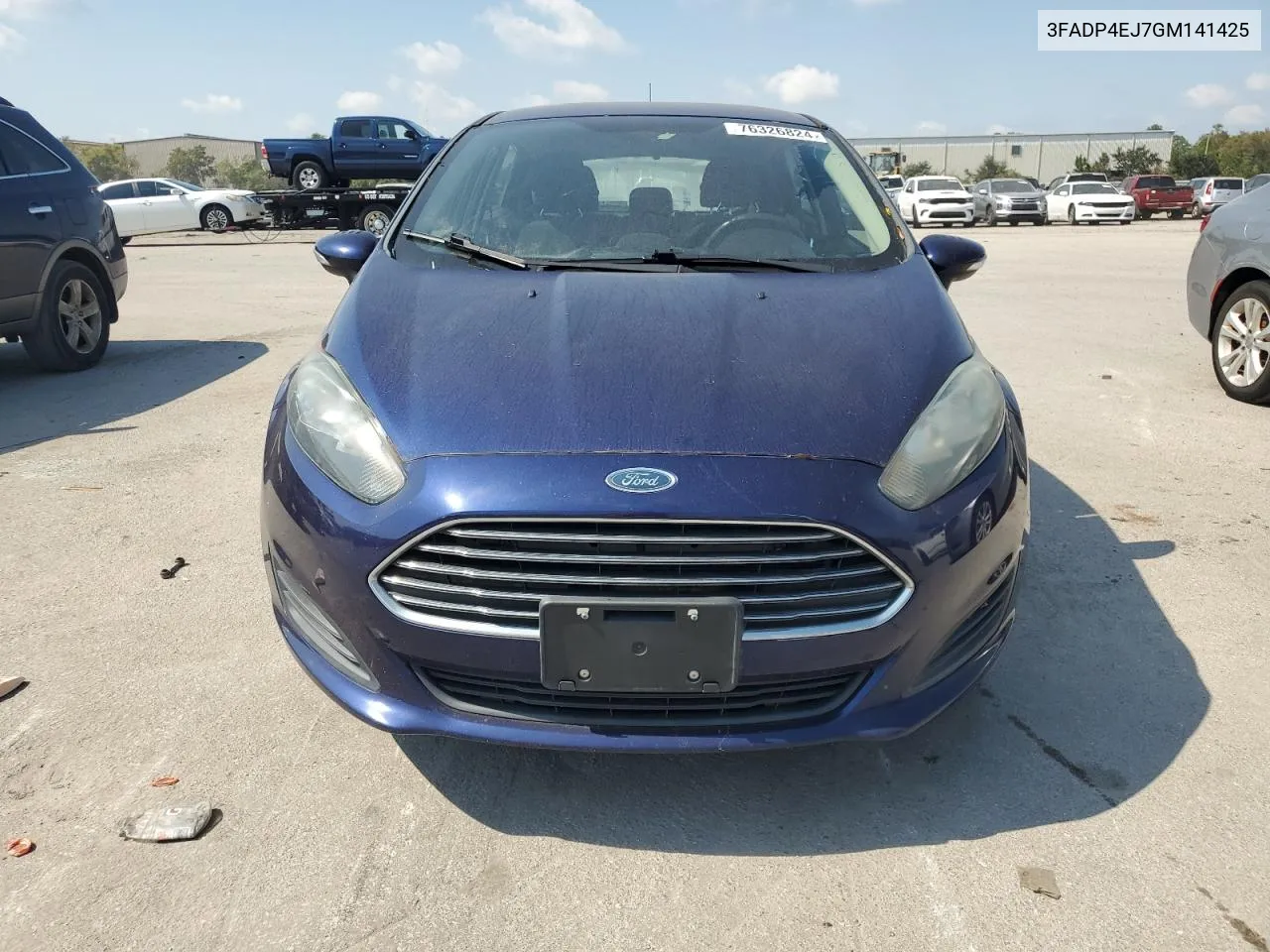 2016 Ford Fiesta Se VIN: 3FADP4EJ7GM141425 Lot: 76326824