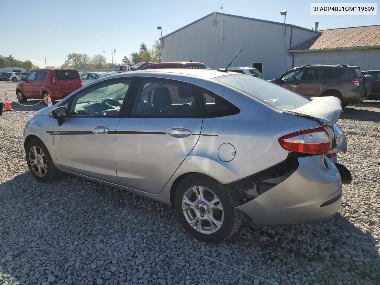 2016 Ford Fiesta Se VIN: 3FADP4BJ1GM119599 Lot: 76368934