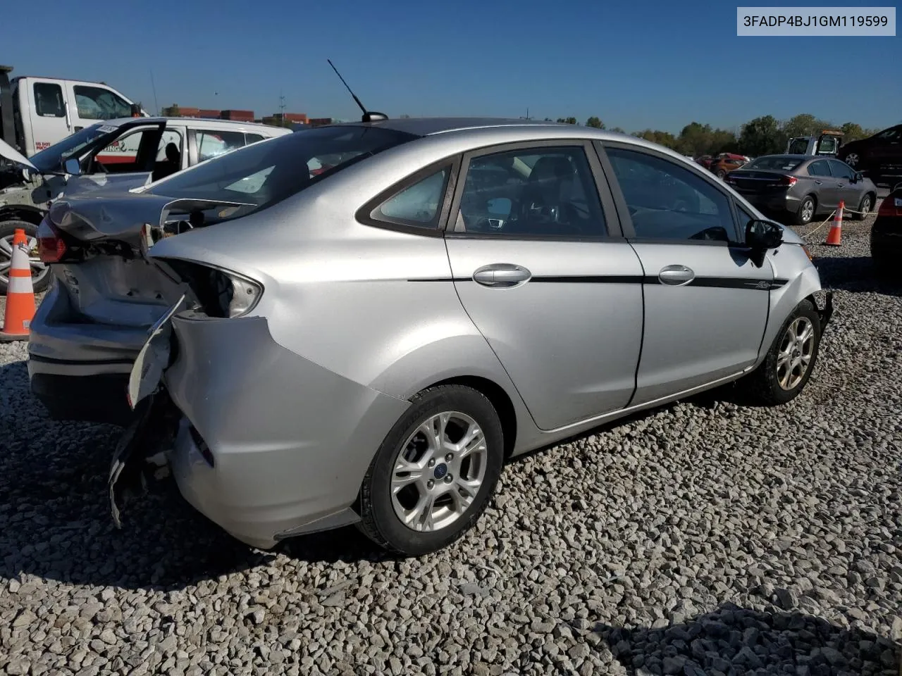 2016 Ford Fiesta Se VIN: 3FADP4BJ1GM119599 Lot: 76368934