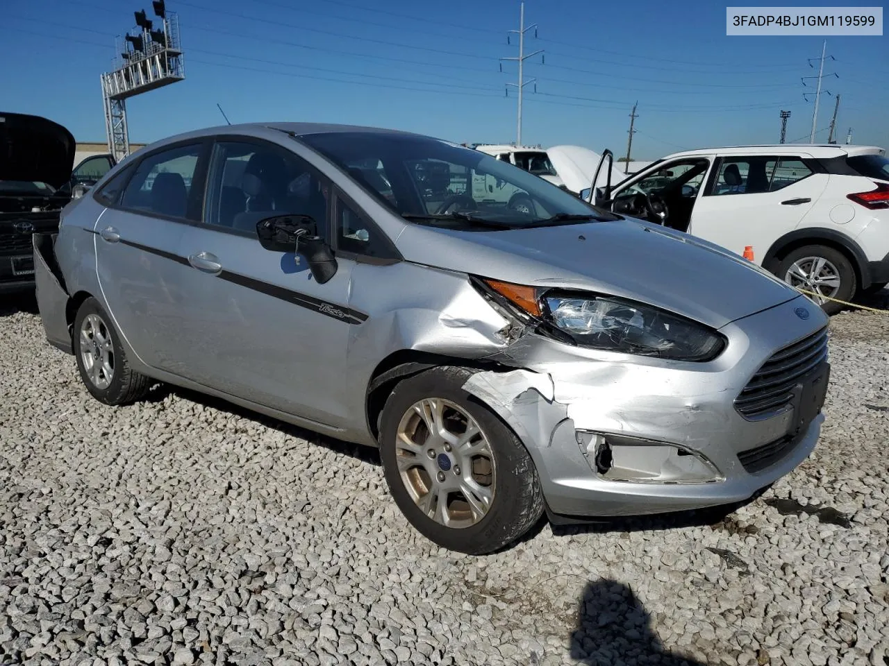 2016 Ford Fiesta Se VIN: 3FADP4BJ1GM119599 Lot: 76368934