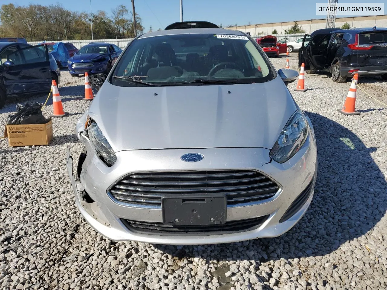 2016 Ford Fiesta Se VIN: 3FADP4BJ1GM119599 Lot: 76368934