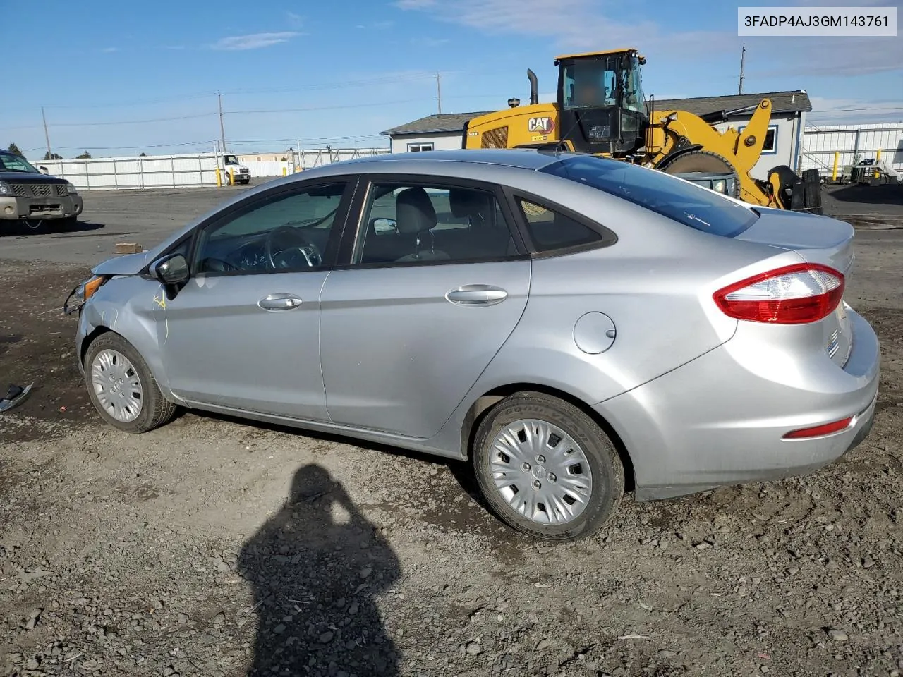 2016 Ford Fiesta S VIN: 3FADP4AJ3GM143761 Lot: 76490824