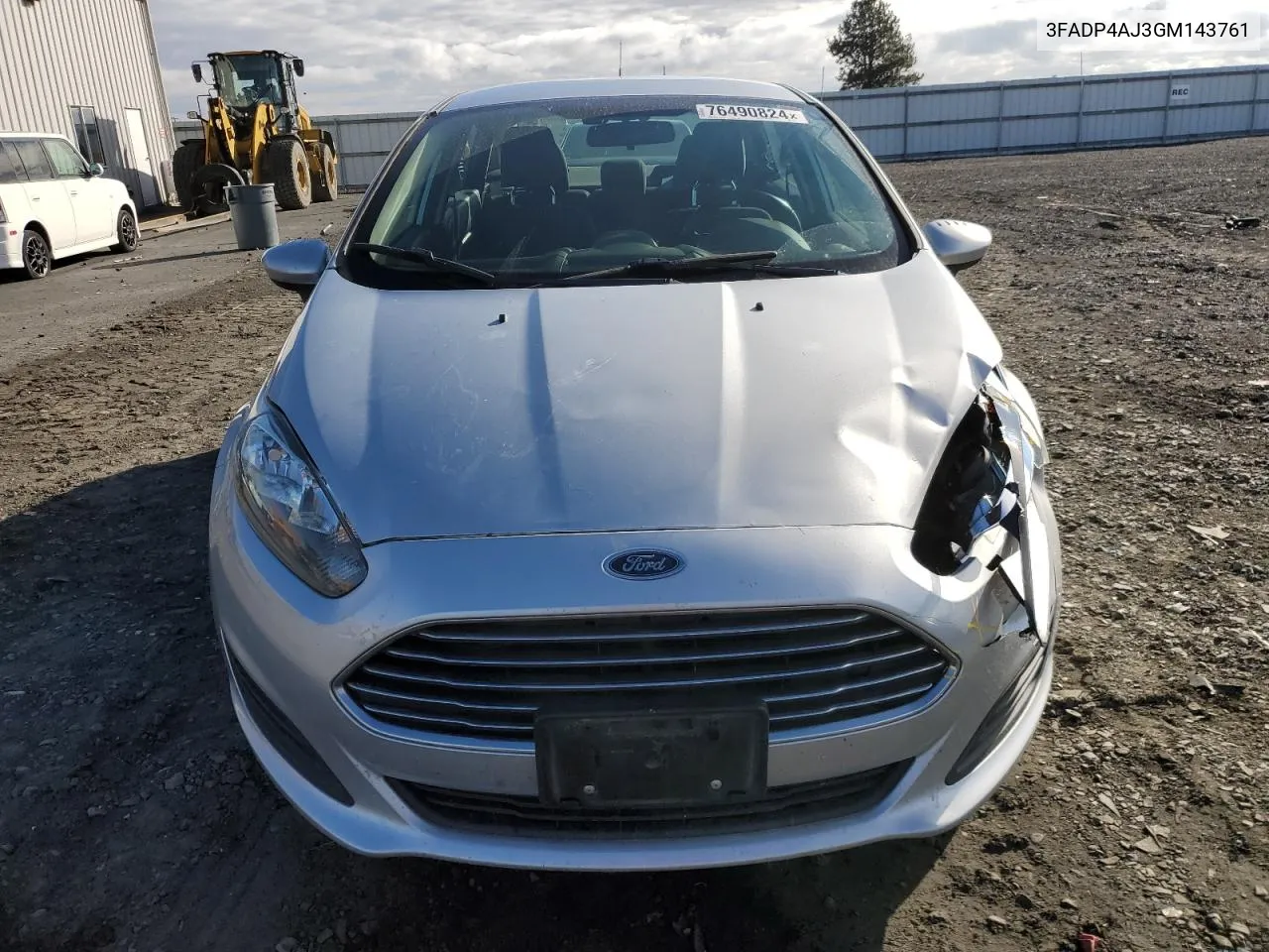 2016 Ford Fiesta S VIN: 3FADP4AJ3GM143761 Lot: 76490824