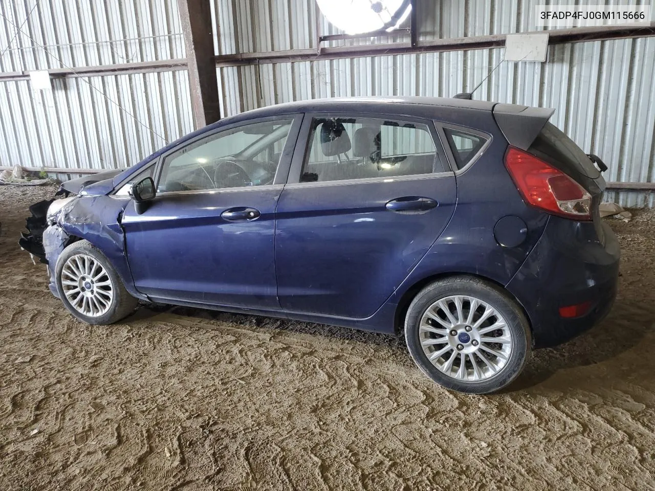 2016 Ford Fiesta Titanium VIN: 3FADP4FJ0GM115666 Lot: 76616644