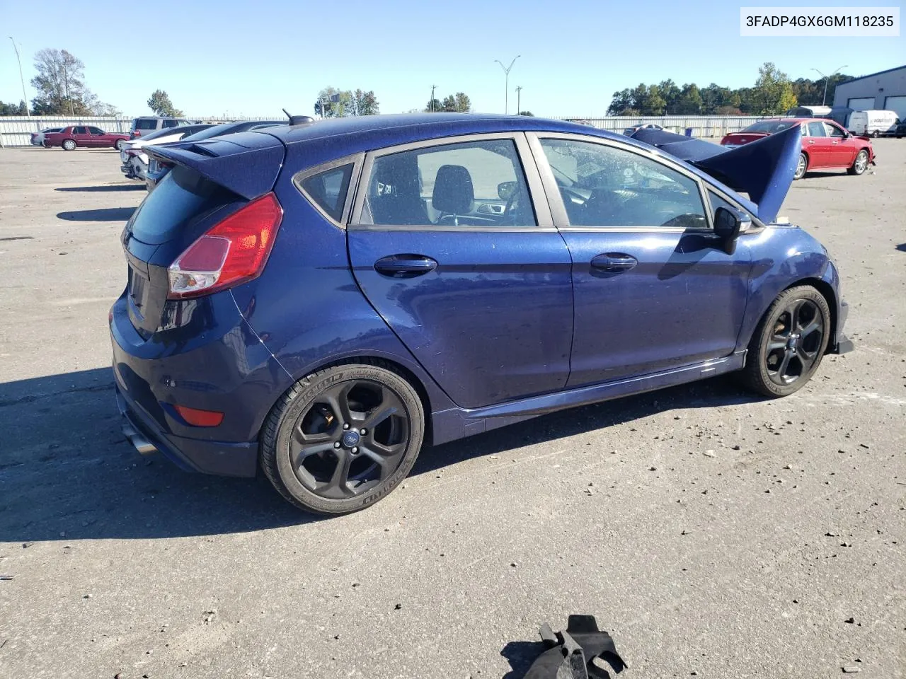 2016 Ford Fiesta St VIN: 3FADP4GX6GM118235 Lot: 76940984