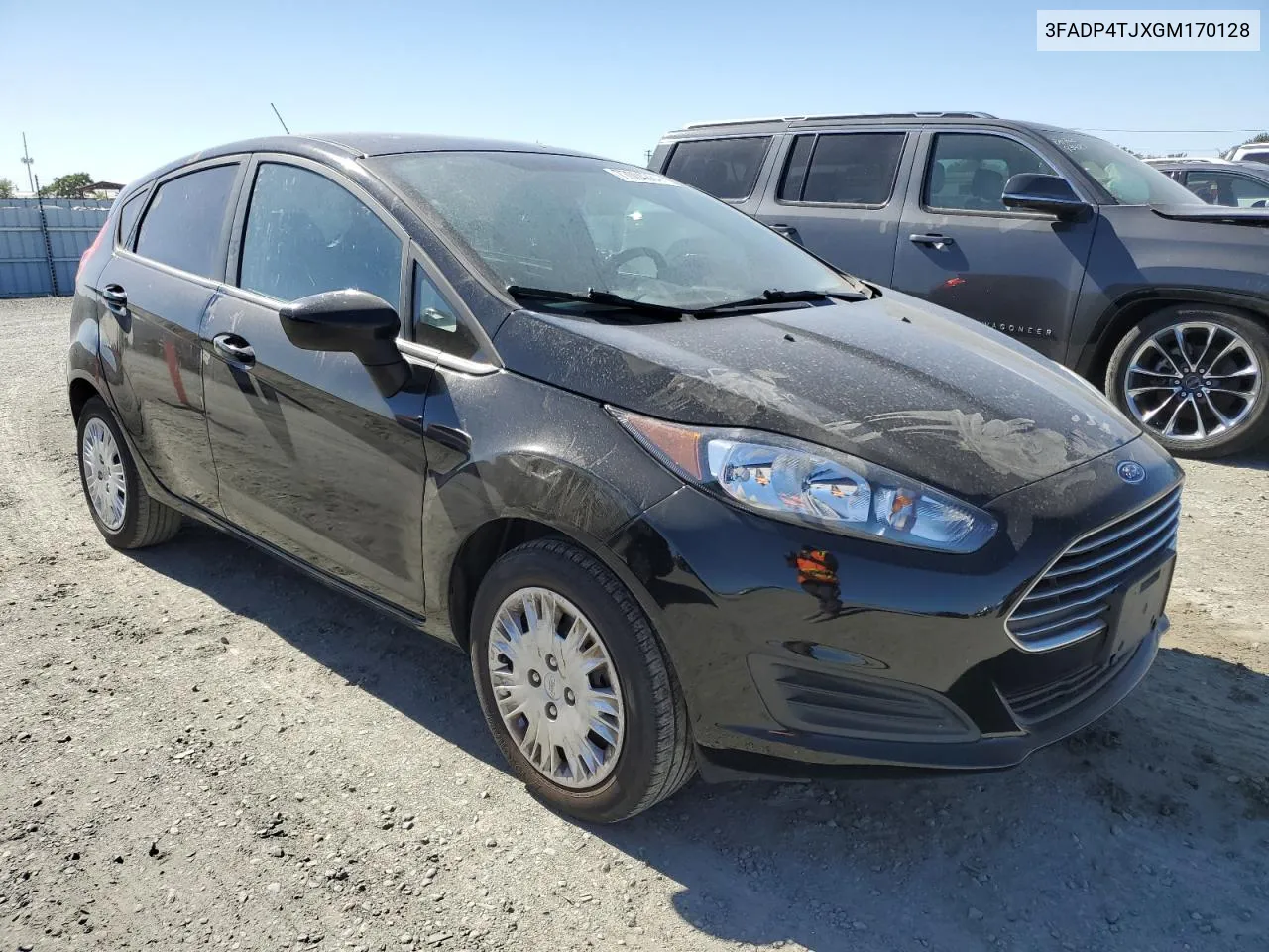 2016 Ford Fiesta S VIN: 3FADP4TJXGM170128 Lot: 77004284