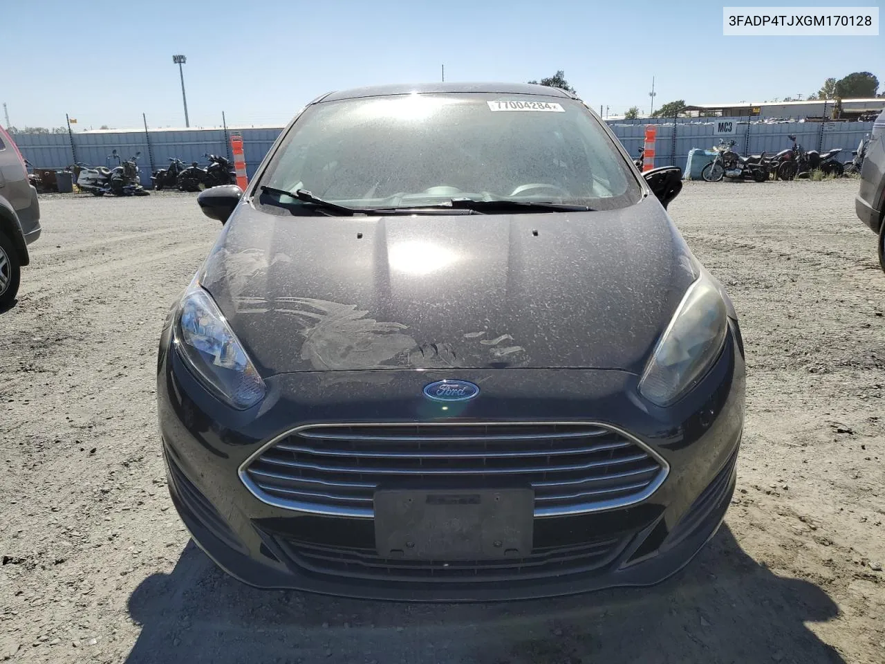 2016 Ford Fiesta S VIN: 3FADP4TJXGM170128 Lot: 77004284