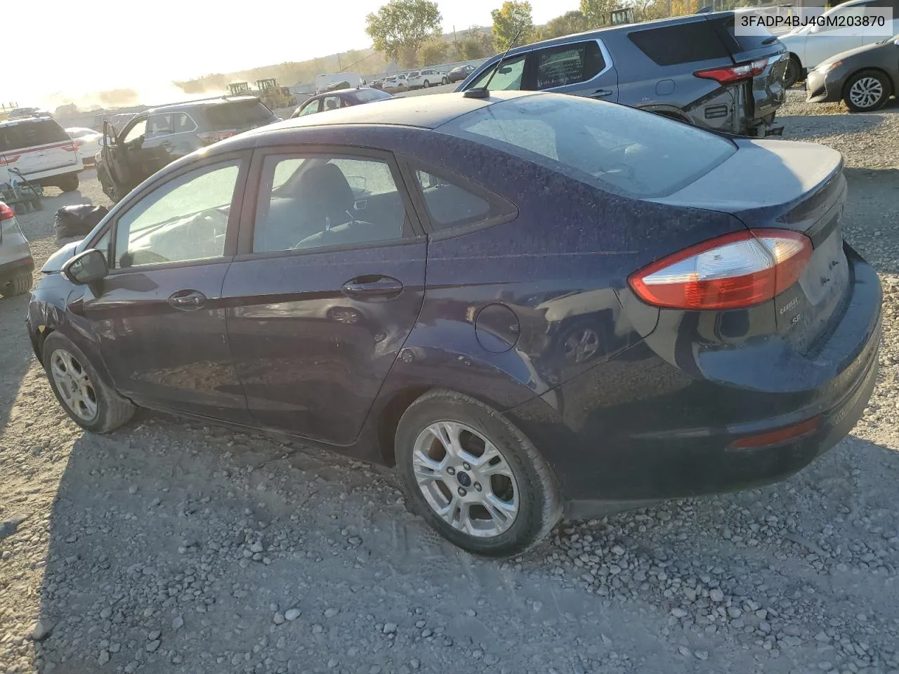 2016 Ford Fiesta Se VIN: 3FADP4BJ4GM203870 Lot: 77116844