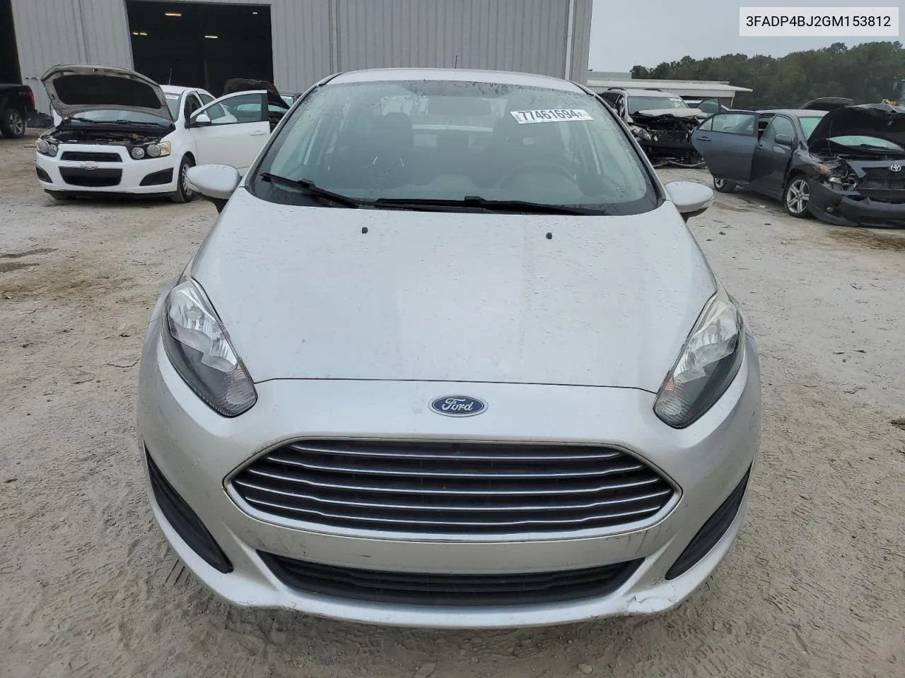 2016 Ford Fiesta Se VIN: 3FADP4BJ2GM153812 Lot: 77461694