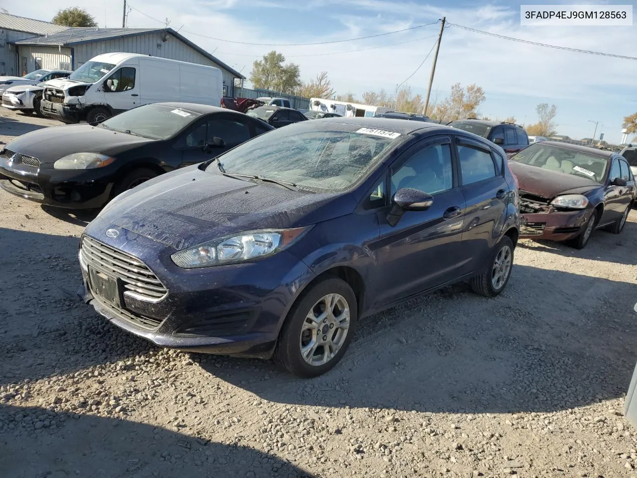 2016 Ford Fiesta Se VIN: 3FADP4EJ9GM128563 Lot: 77611574