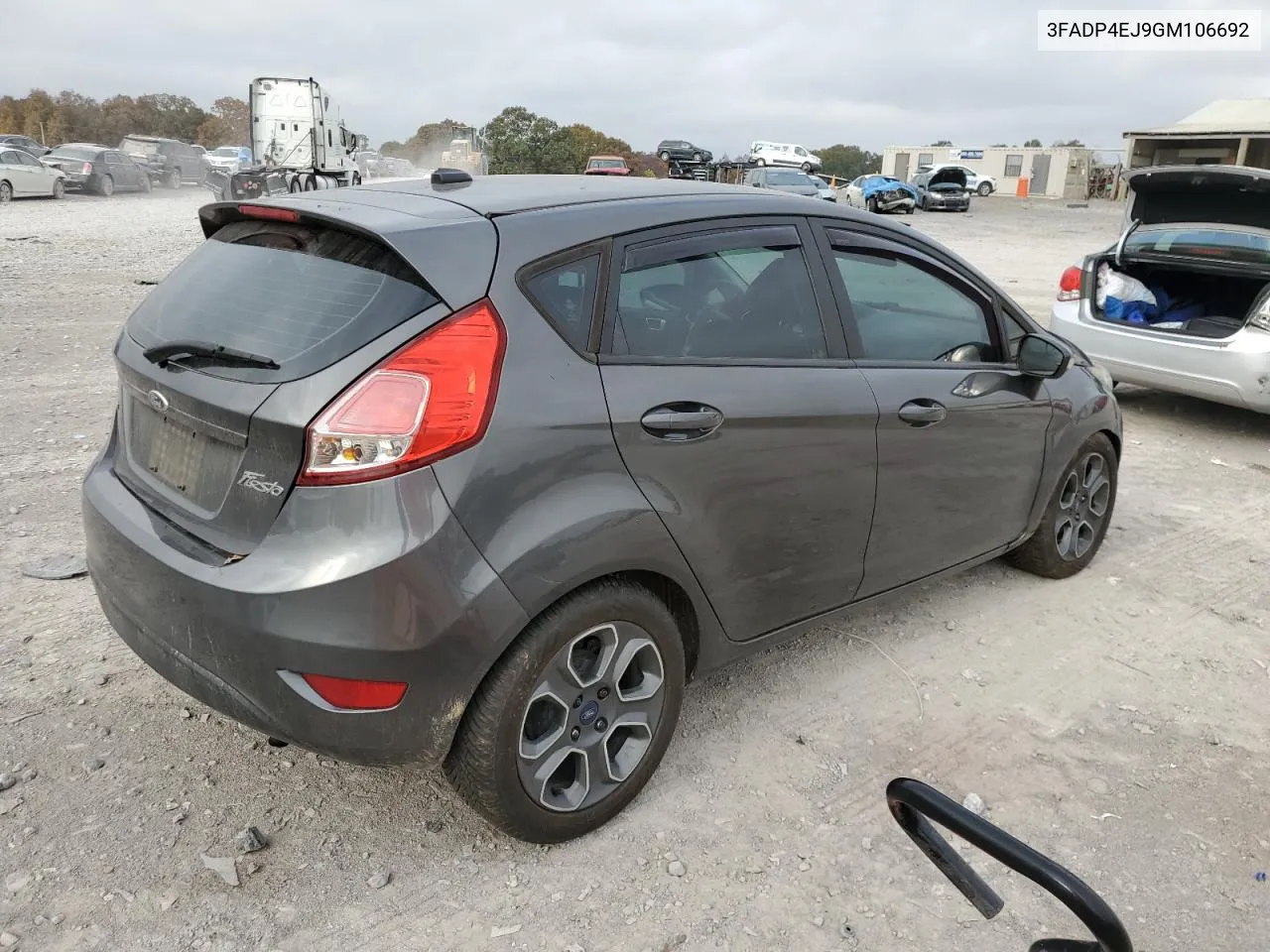 2016 Ford Fiesta Se VIN: 3FADP4EJ9GM106692 Lot: 77619074