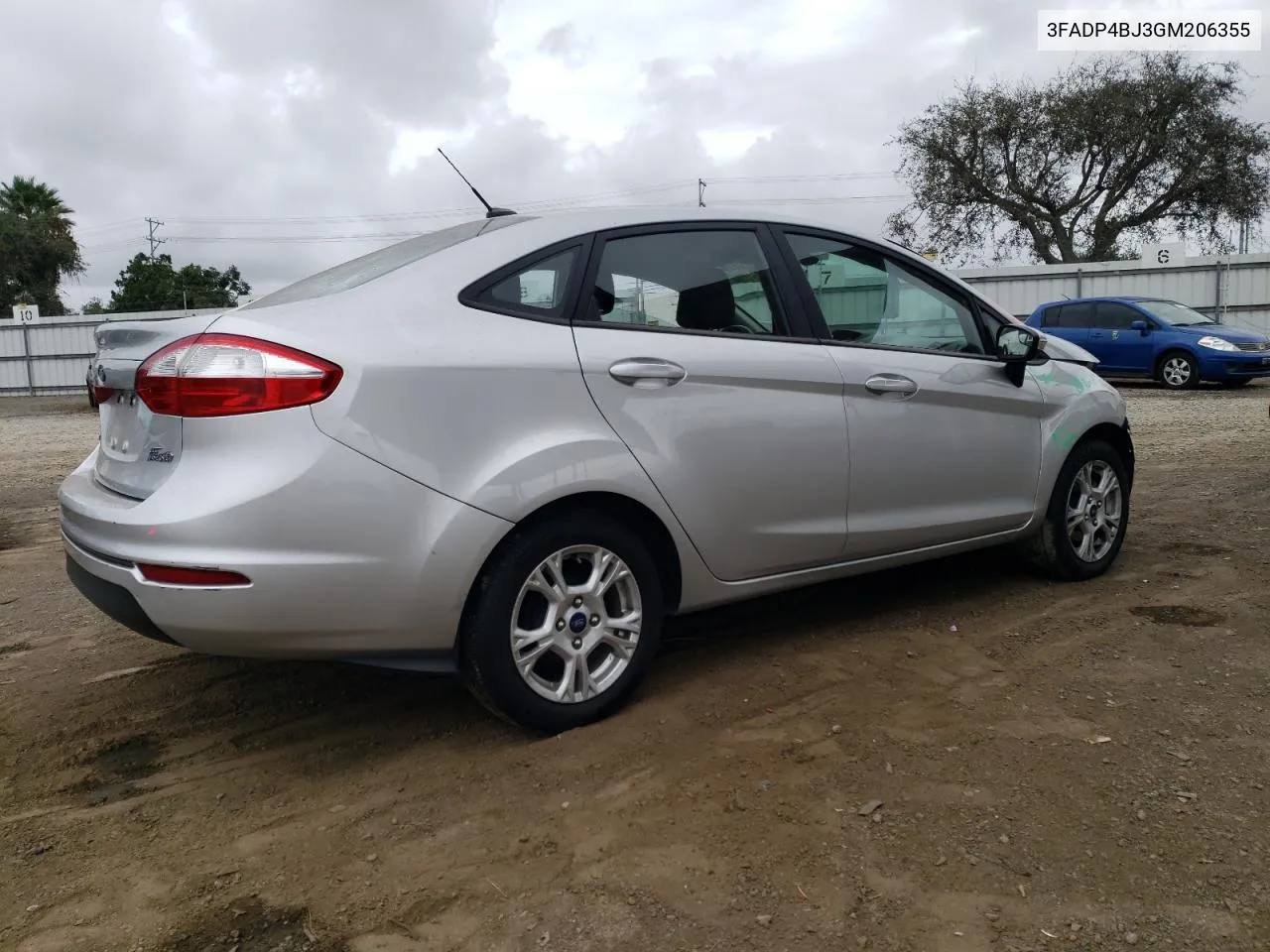 2016 Ford Fiesta Se VIN: 3FADP4BJ3GM206355 Lot: 77820884