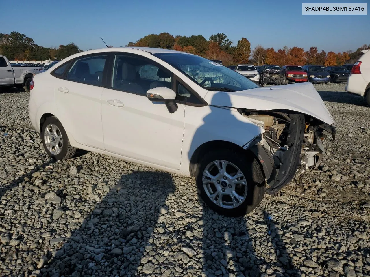 2016 Ford Fiesta Se VIN: 3FADP4BJ3GM157416 Lot: 78428534