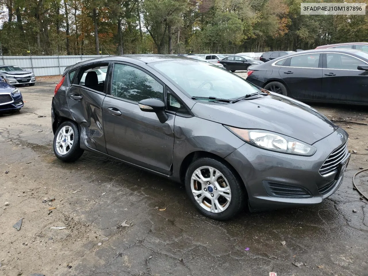 2016 Ford Fiesta Se VIN: 3FADP4EJ1GM187896 Lot: 78806714