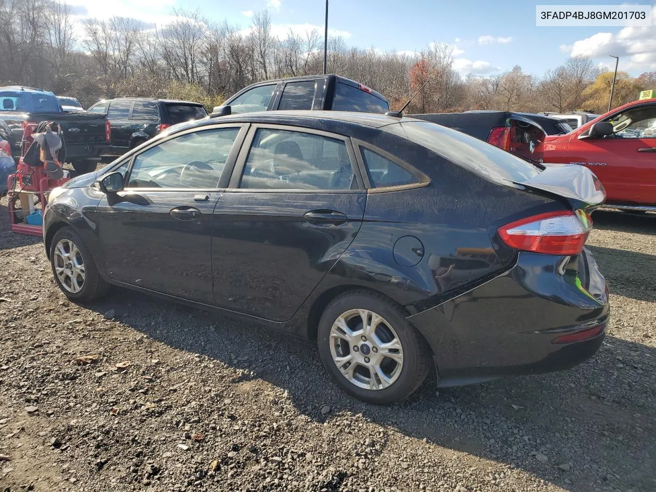 2016 Ford Fiesta Se VIN: 3FADP4BJ8GM201703 Lot: 78990924