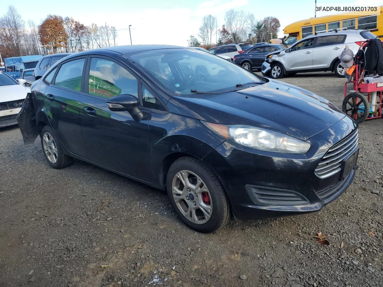 2016 Ford Fiesta Se VIN: 3FADP4BJ8GM201703 Lot: 78990924