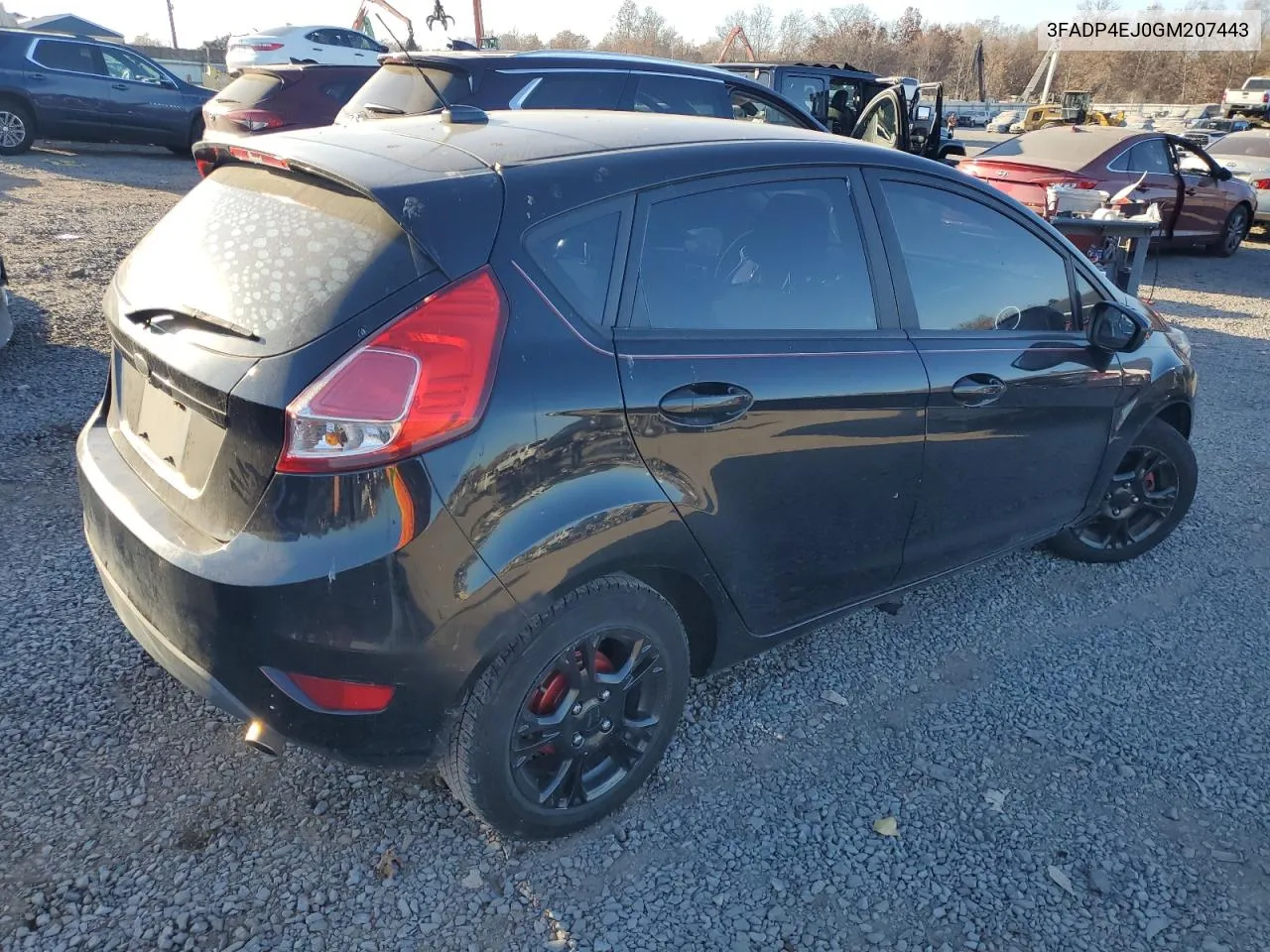 2016 Ford Fiesta Se VIN: 3FADP4EJ0GM207443 Lot: 79469564