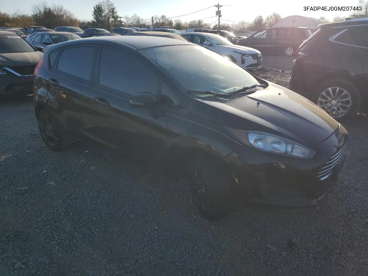 2016 Ford Fiesta Se VIN: 3FADP4EJ0GM207443 Lot: 79469564