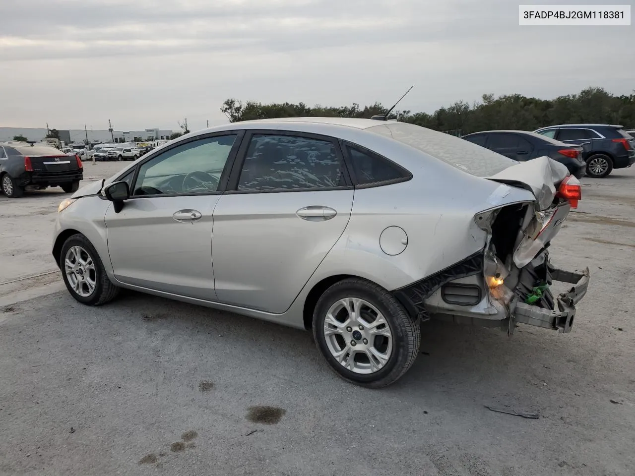 2016 Ford Fiesta Se VIN: 3FADP4BJ2GM118381 Lot: 80158924