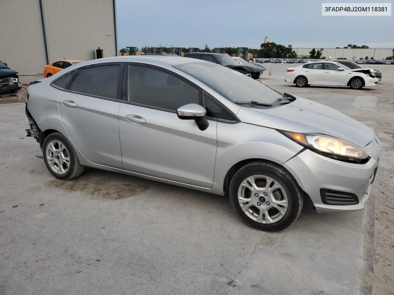 2016 Ford Fiesta Se VIN: 3FADP4BJ2GM118381 Lot: 80158924