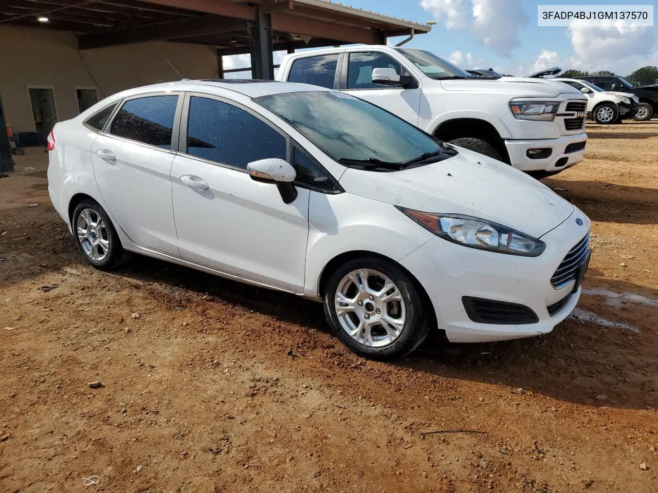 2016 Ford Fiesta Se VIN: 3FADP4BJ1GM137570 Lot: 80294144