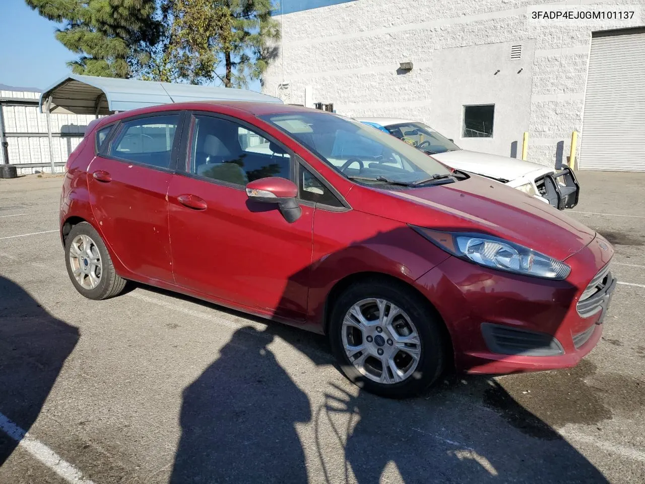 2016 Ford Fiesta Se VIN: 3FADP4EJ0GM101137 Lot: 80749904