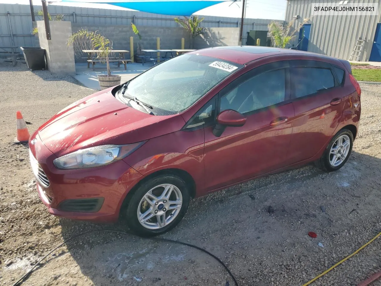 2017 Ford Fiesta Se VIN: 3FADP4EJ0HM156821 Lot: 59434284