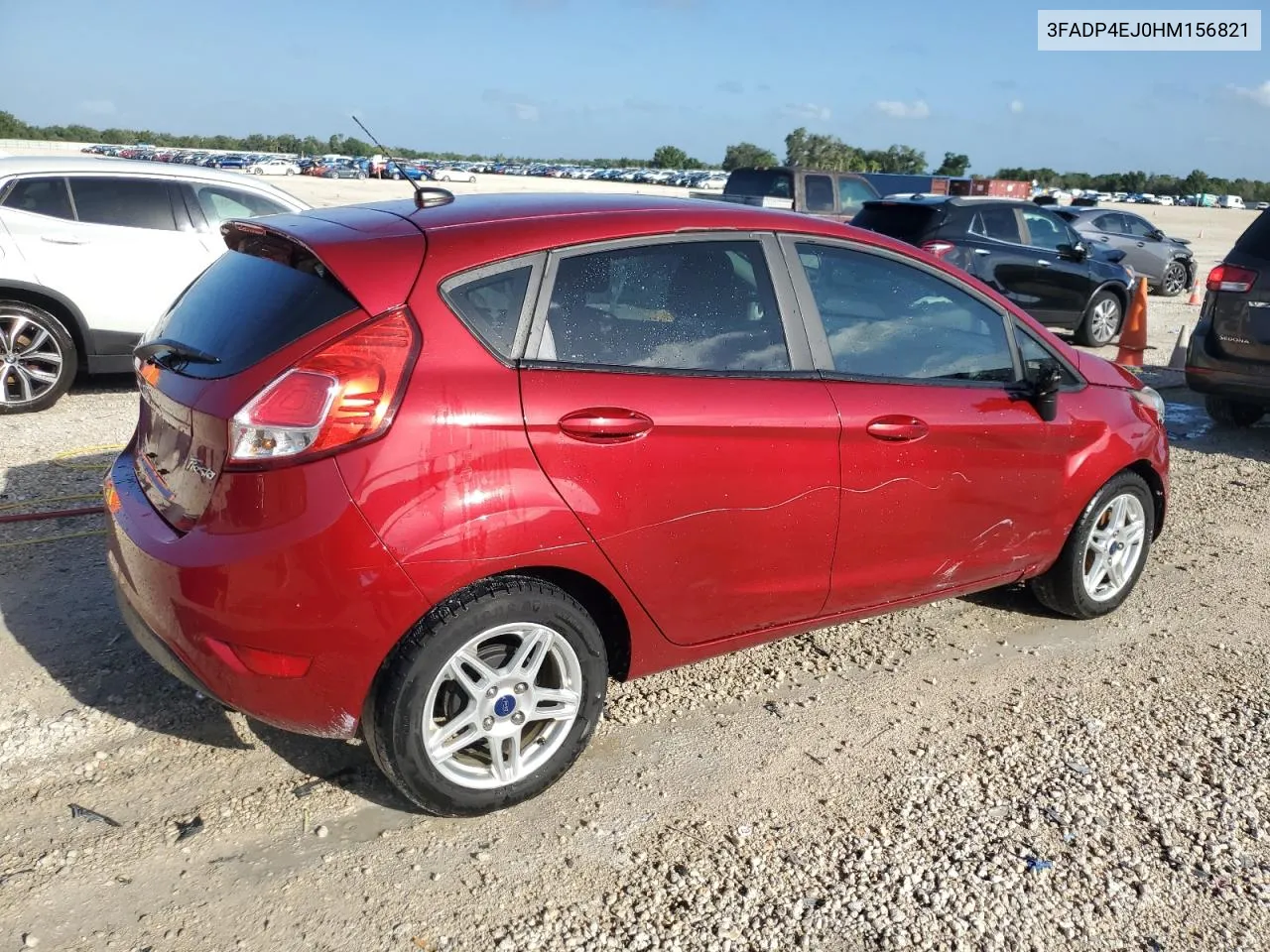 2017 Ford Fiesta Se VIN: 3FADP4EJ0HM156821 Lot: 59434284