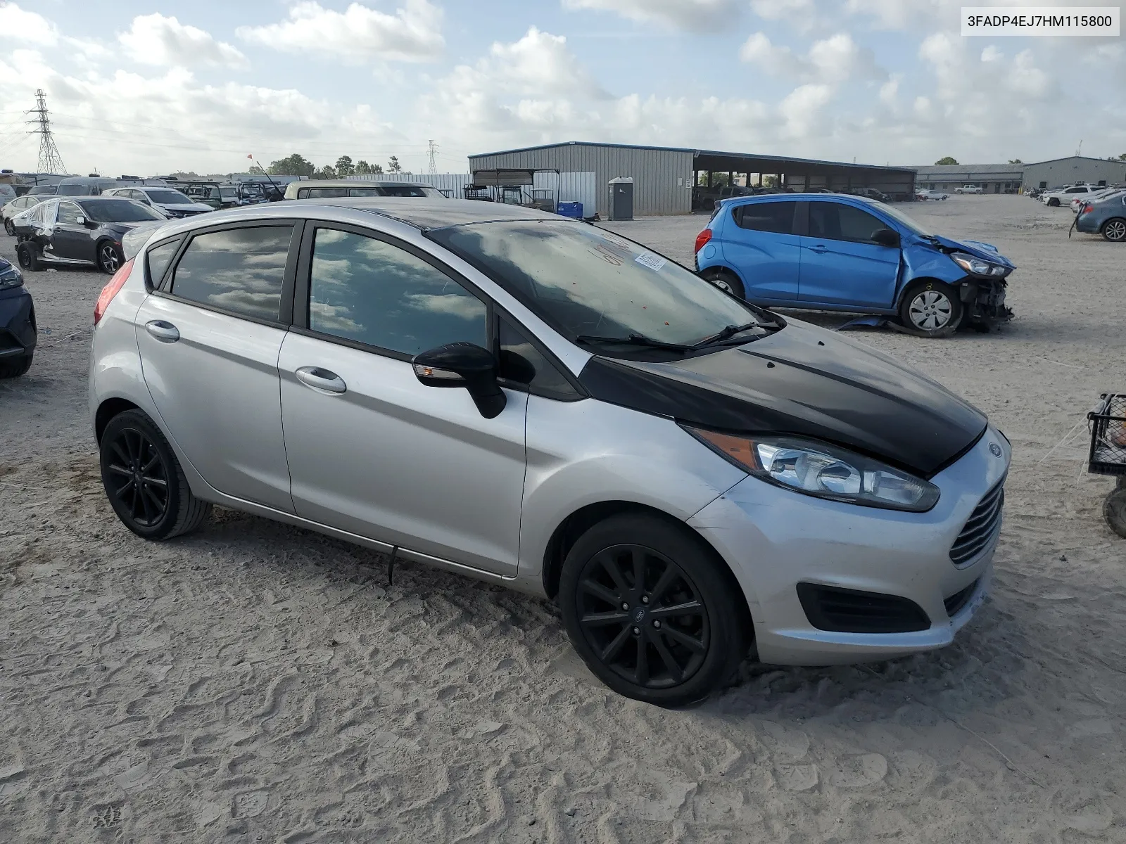 2017 Ford Fiesta Se VIN: 3FADP4EJ7HM115800 Lot: 61756624