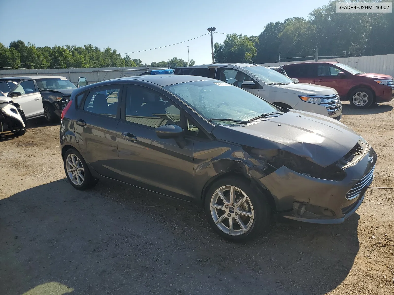 2017 Ford Fiesta Se VIN: 3FADP4EJ2HM146002 Lot: 62727004