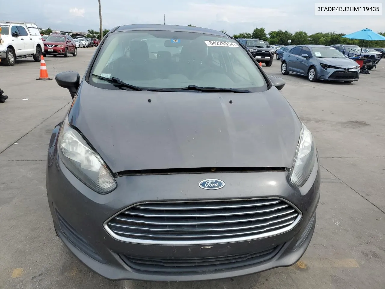 2017 Ford Fiesta Se VIN: 3FADP4BJ2HM119435 Lot: 64229354