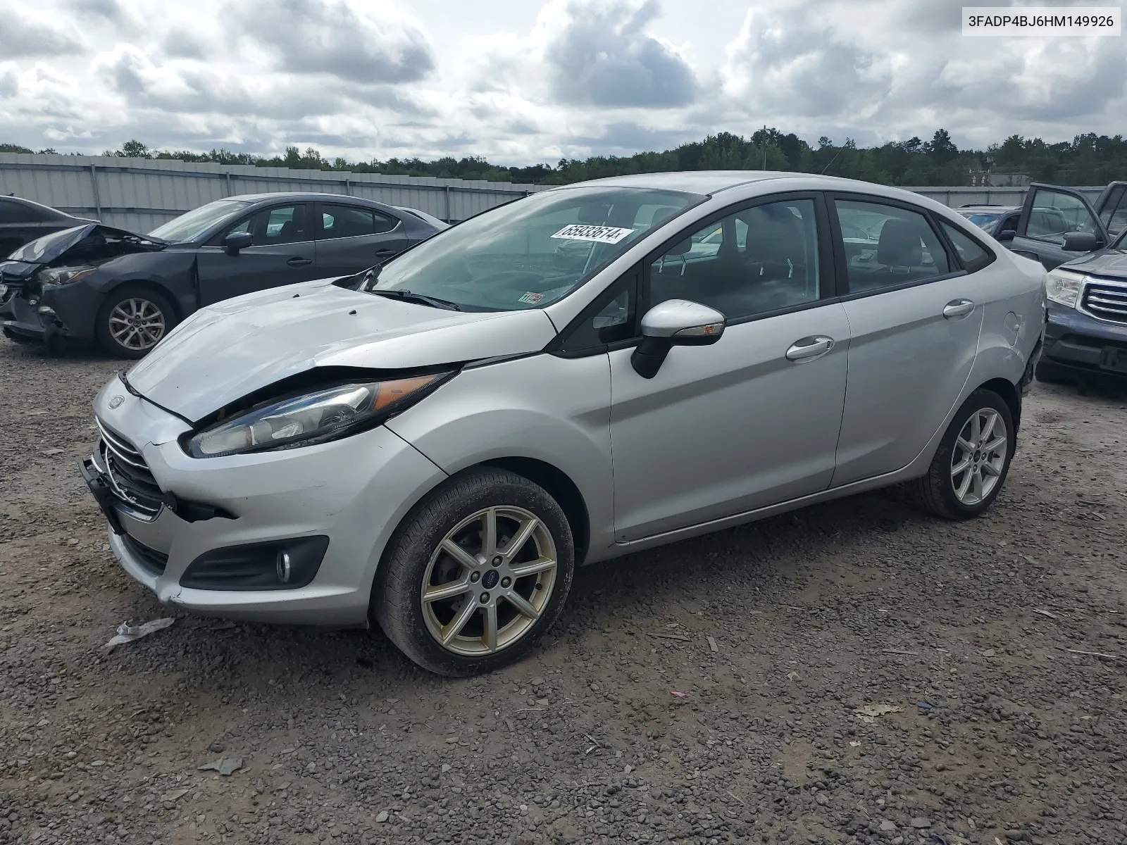 2017 Ford Fiesta Se VIN: 3FADP4BJ6HM149926 Lot: 65933614