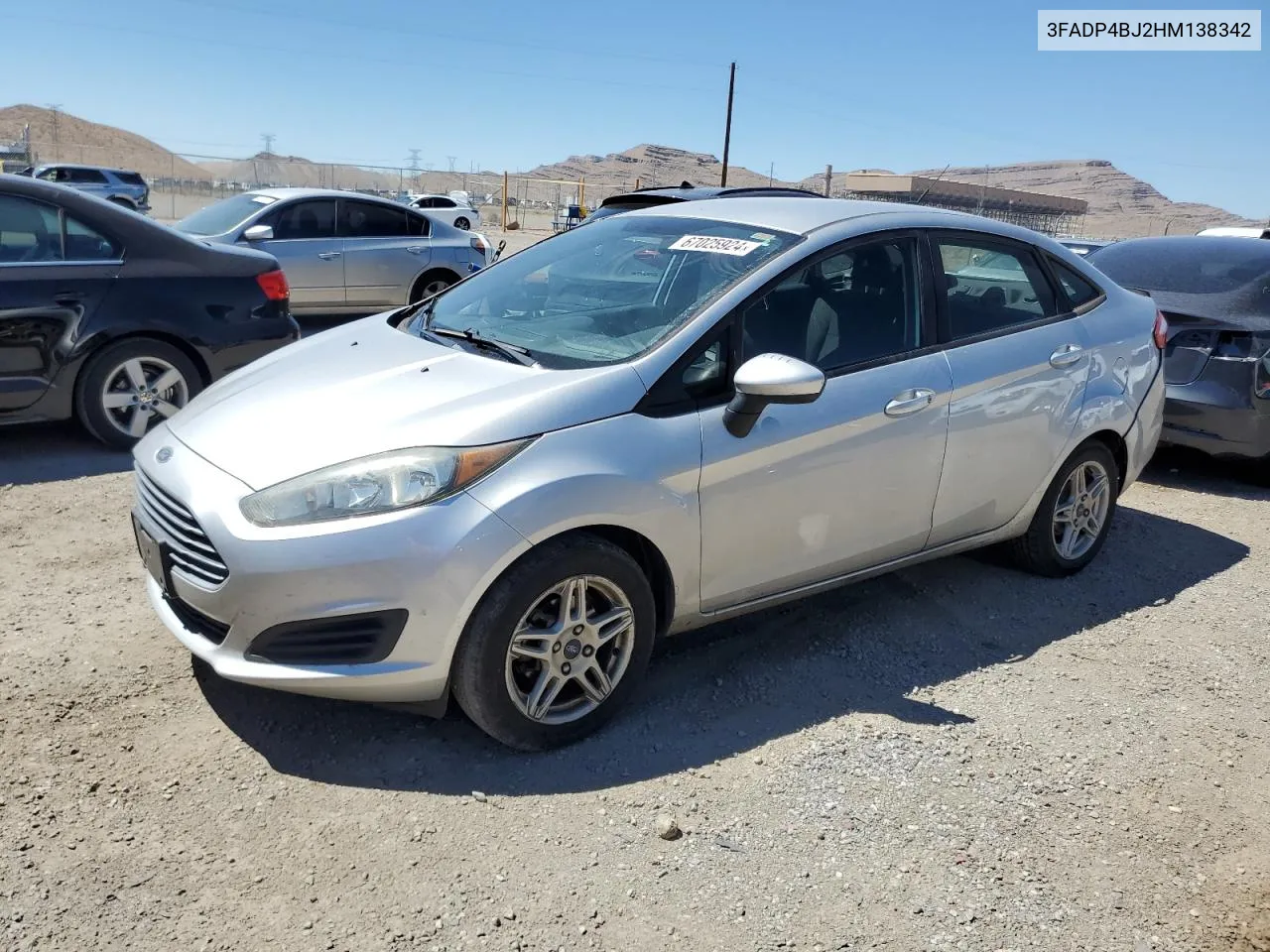 2017 Ford Fiesta Se VIN: 3FADP4BJ2HM138342 Lot: 67025924