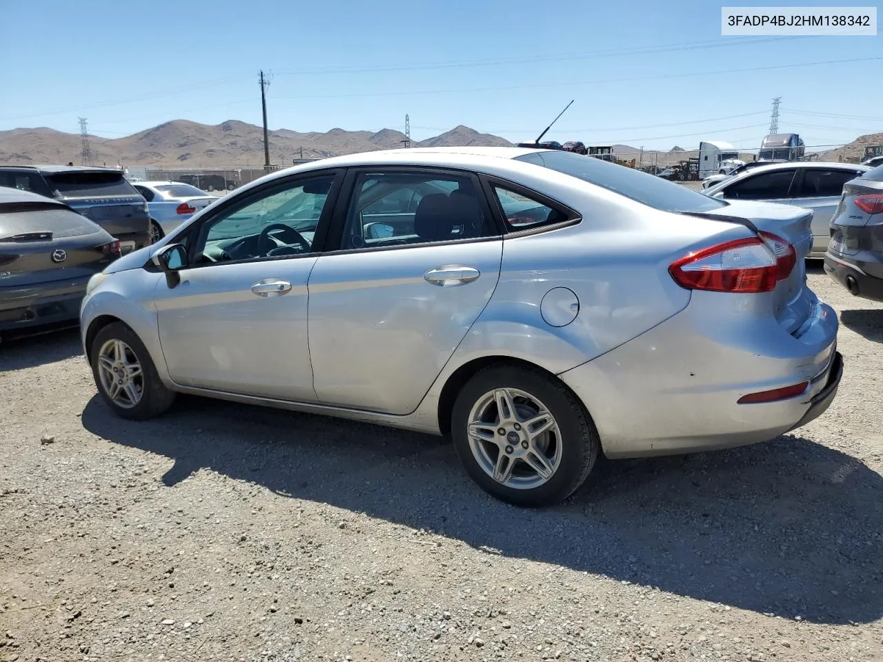 2017 Ford Fiesta Se VIN: 3FADP4BJ2HM138342 Lot: 67025924