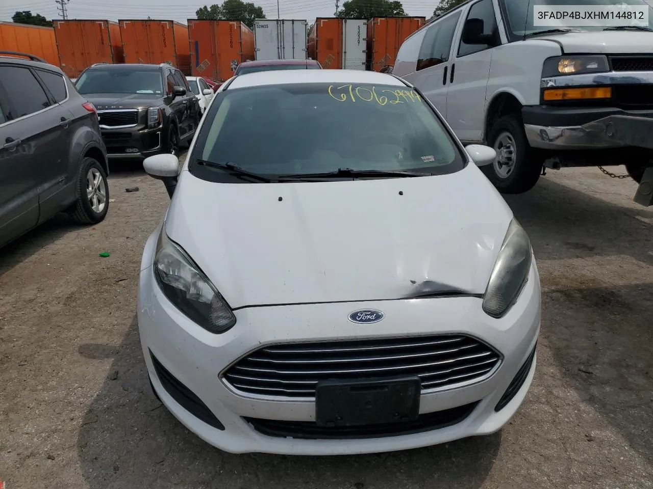 2017 Ford Fiesta Se VIN: 3FADP4BJXHM144812 Lot: 67062994