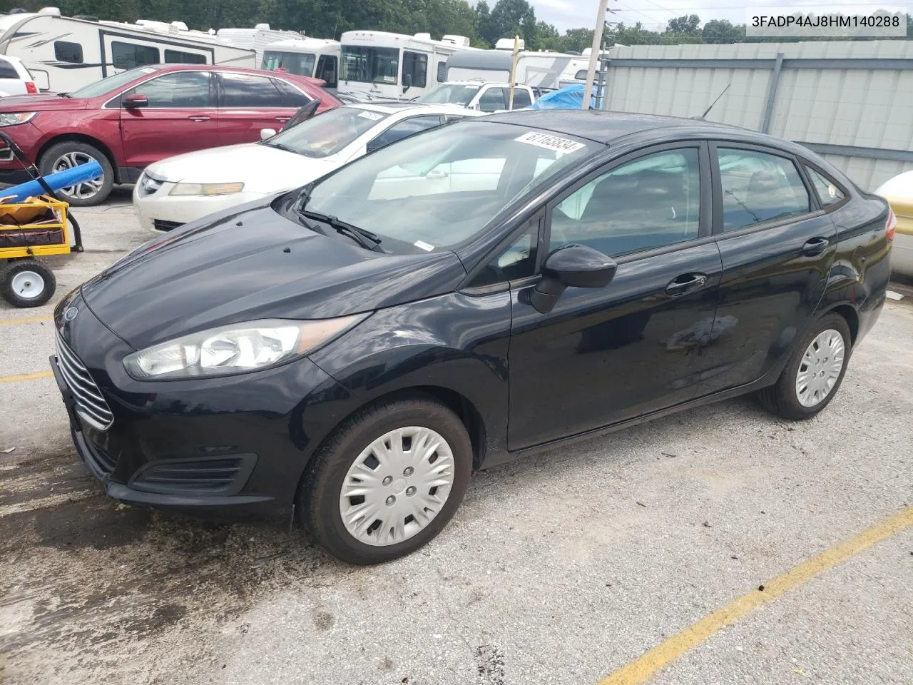 2017 Ford Fiesta S VIN: 3FADP4AJ8HM140288 Lot: 67163834