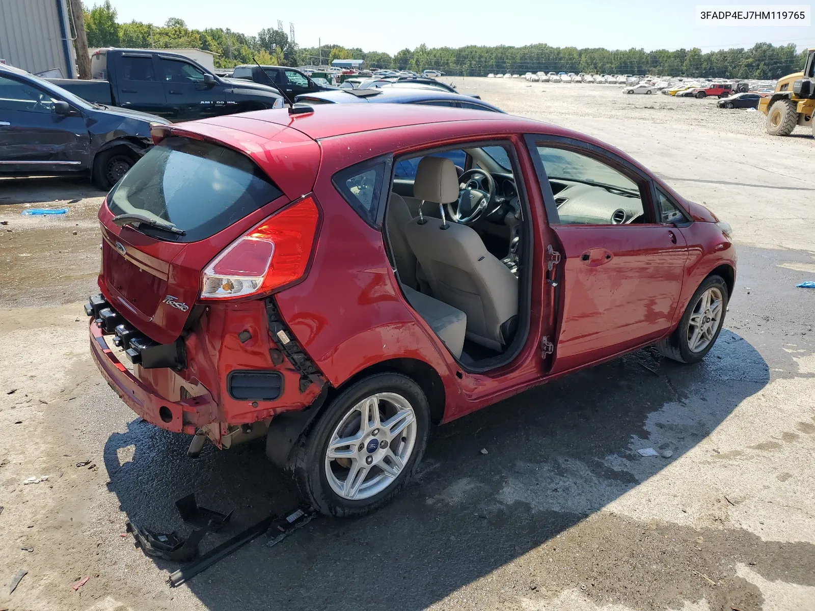 2017 Ford Fiesta Se VIN: 3FADP4EJ7HM119765 Lot: 67891724