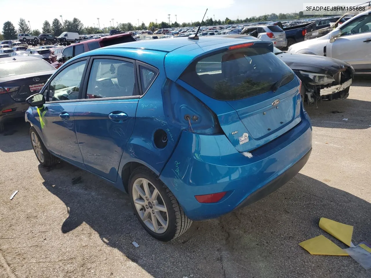 2017 Ford Fiesta Se VIN: 3FADP4EJ8HM155688 Lot: 68082864