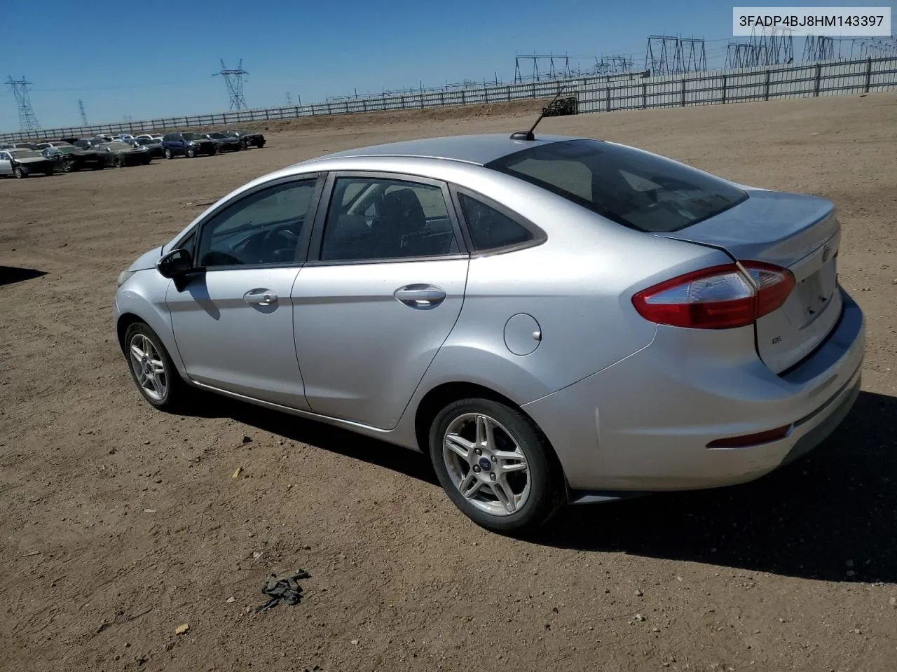 2017 Ford Fiesta Se VIN: 3FADP4BJ8HM143397 Lot: 68383814