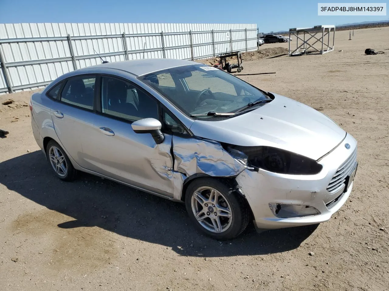 2017 Ford Fiesta Se VIN: 3FADP4BJ8HM143397 Lot: 68383814