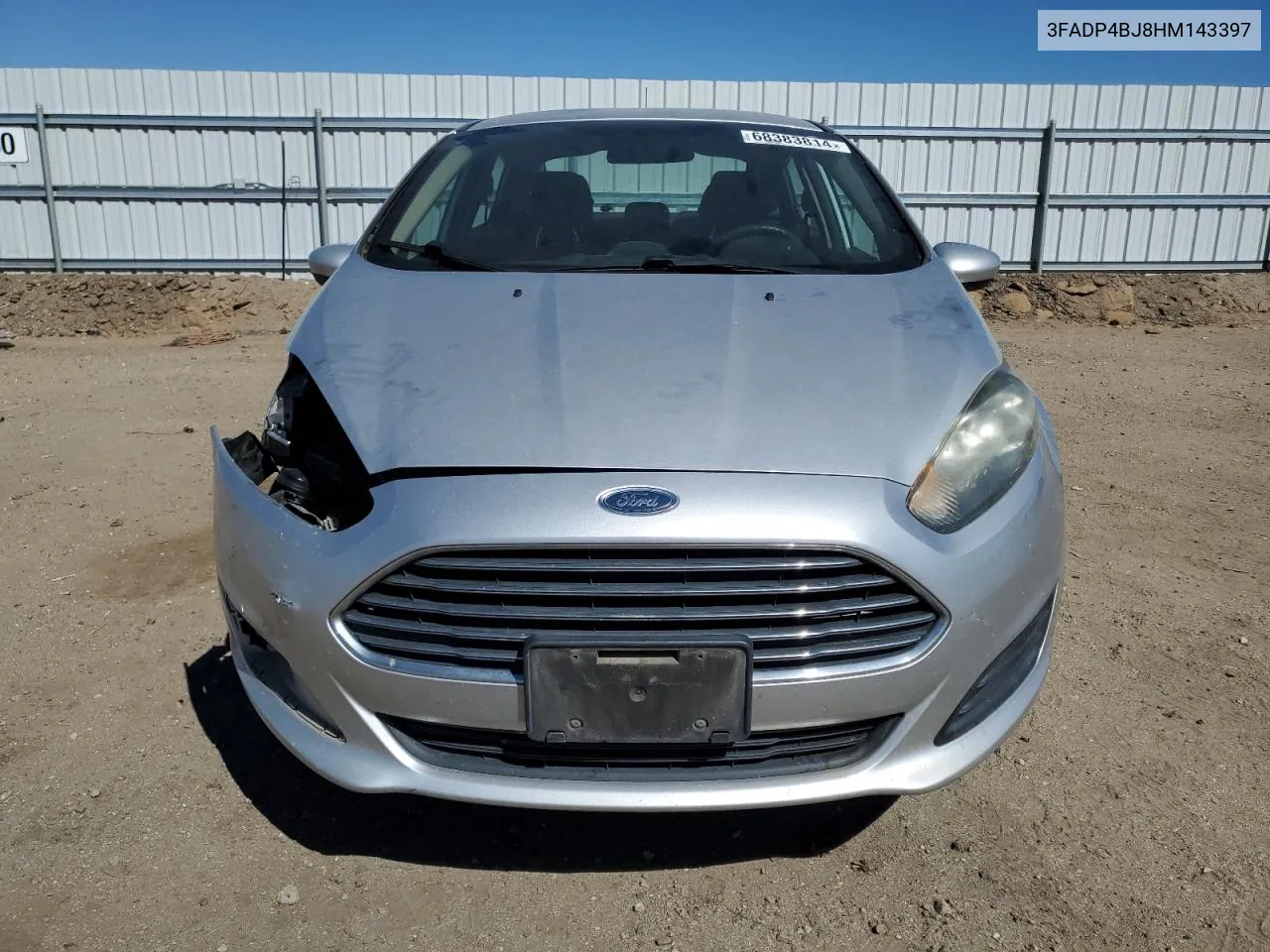 2017 Ford Fiesta Se VIN: 3FADP4BJ8HM143397 Lot: 68383814